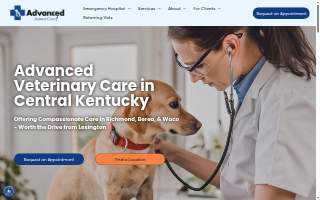 Advanced Animal Care Emergency of Danville website