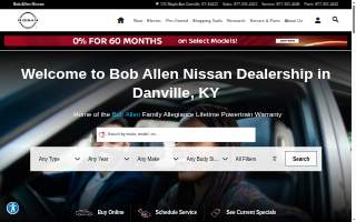 Bob Allen Nissan website
