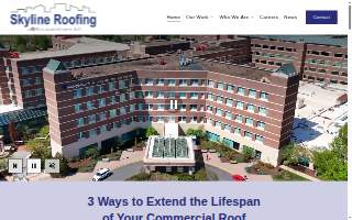 Skyline Roofing website