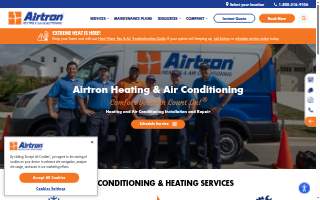 Airtron Heating & Air Conditioning of Erlanger website