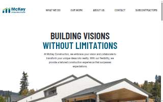 McKey Construction and Home Services website