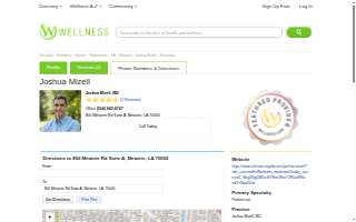 Joshua Mizell, MD website