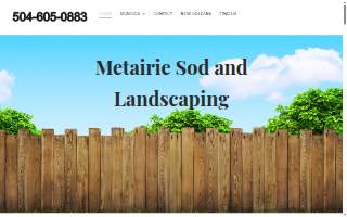 Metairie Landscapes website