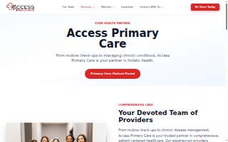 Access Primary Care website