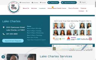 SWLA Center for Health Services website