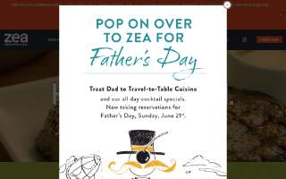 Zea Rotisserie & Bar of Kenner website