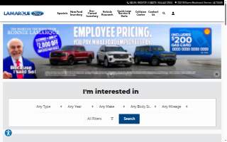 Lamarque Ford website
