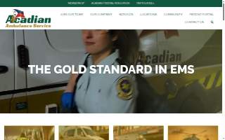 Acadian Plumbing website