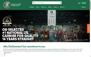 Old Dominion Freight Line of Monroe website