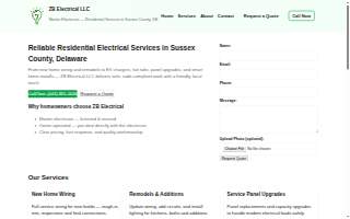ZB Electrical & Generators website