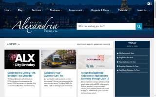 Alexandria Electric website