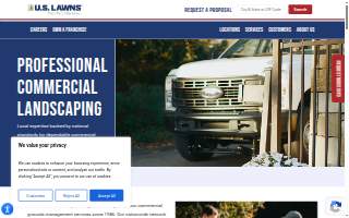 U.S. Lawns - Alexandria LA website