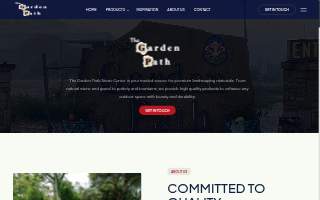 Garden path stone Center website