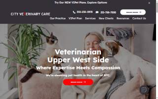 CityVet | Alexandria King Street Veterinary Clinic & Urgent Care website