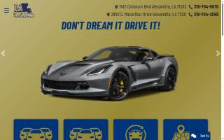 LA Motors 2 website