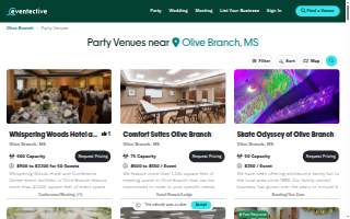 Venue 8 Event Center website