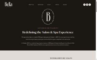 Bella Style Salon website