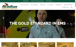 Acadian Veterinary Clinic website