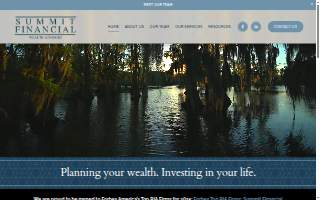 Summit Financial Wealth Advisors website