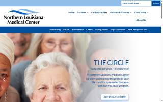 Northern Louisiana Medical Center website