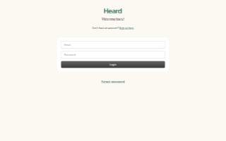 Heard Construction & Roofing website