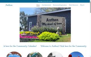 Anthon Chiropractic Care website