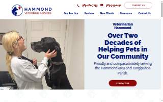 Hammond Veterinary Services: Jody Bondurant DVM website