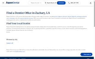 Aspen Dental - Zachary website