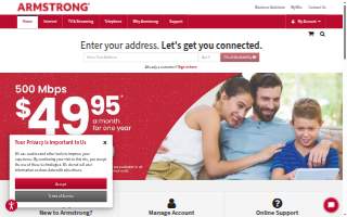 Armstrong Dispatch Logistics website