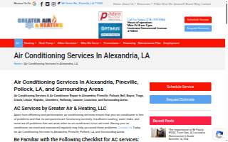 Greater Air & Heating, LLC website