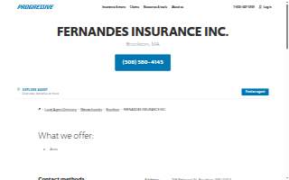 Fernandes Insurance website