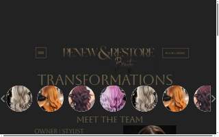 Renew and Restore Beauty website