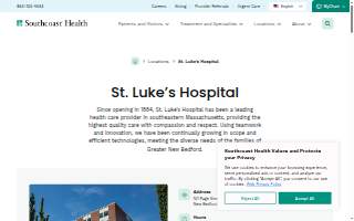 St. Luke's Hospital website