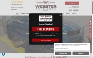 Webster Auto Body of Wellesley website