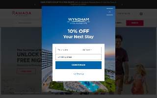 Ramada by Wyndham Boston website