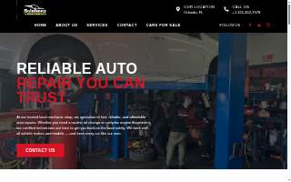 Solutions Auto Repair website