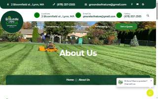 Grounds of Nature Landscaping Inc. website