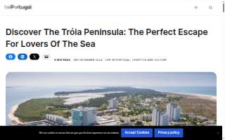 Troia Cafe website
