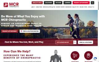 MCR Chiropractic of Fall River website