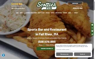 Scotties Pub website