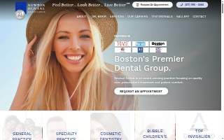 Newton Dental Associates website