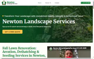 newton landscaping inc website