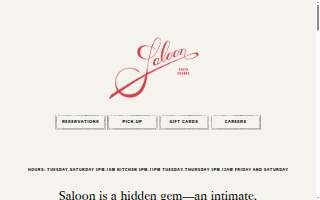 Saloon website