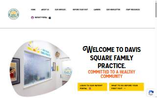 Davis Square Family Practice website