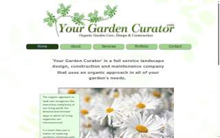 Your Garden Curator website