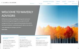 Waverly Advisors website