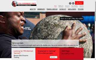 Total Performance Sports of Malden website