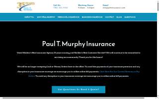 Paul T. Murphy Insurance website