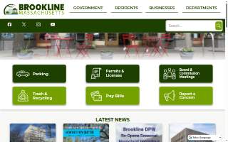 Brookline Family Dental website