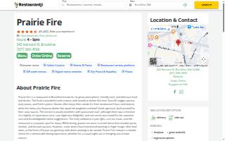 Prairie Fire website